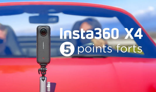 Les 5 points forts de la caméra Insta360 X4